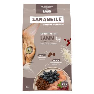 Sanabelle Sensitive med lamm & blåbär - 2 kg