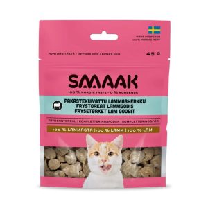 SMAAK Cat Frystorkat Kattgodis Lamm 45 g