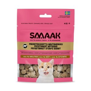 SMAAK Cat Frystorkat Kattgodis Nöt 45 g