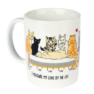 TIAKI keramikmugg "I Measure My Love By The Cat" - 1 St