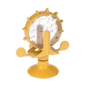 TIAKI snackleksak godishjul för katter - L 16 x B 13,7 x H 7,7 cm