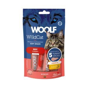 WOOLF Wildcat Cream Beef & Shrimp Oil - 5x14 g