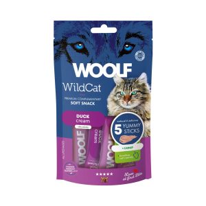 WOOLF Wildcat Cream Duck & Catnip - 5x14 g