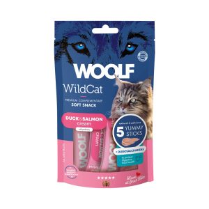 WOOLF Wildcat Cream Duck & Salmon - 5x14 g