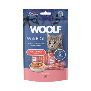 WOOLF Wildcat Cream Tuna & Shrimp - 5x14 g