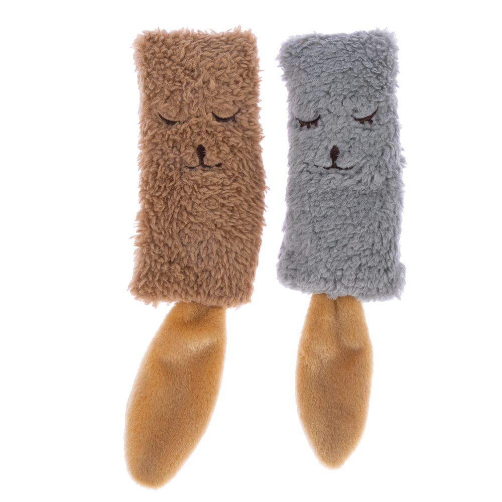 zooplus Basics Kattleksaksset Bäver - 2-pack