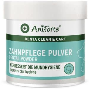 AniForte Denta Clean & Care Powder tillskott för hund och katt 80 g
