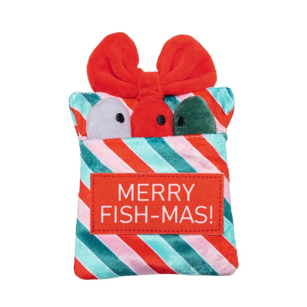 Beeztees Kattleksak Julklapp med Fiskar
