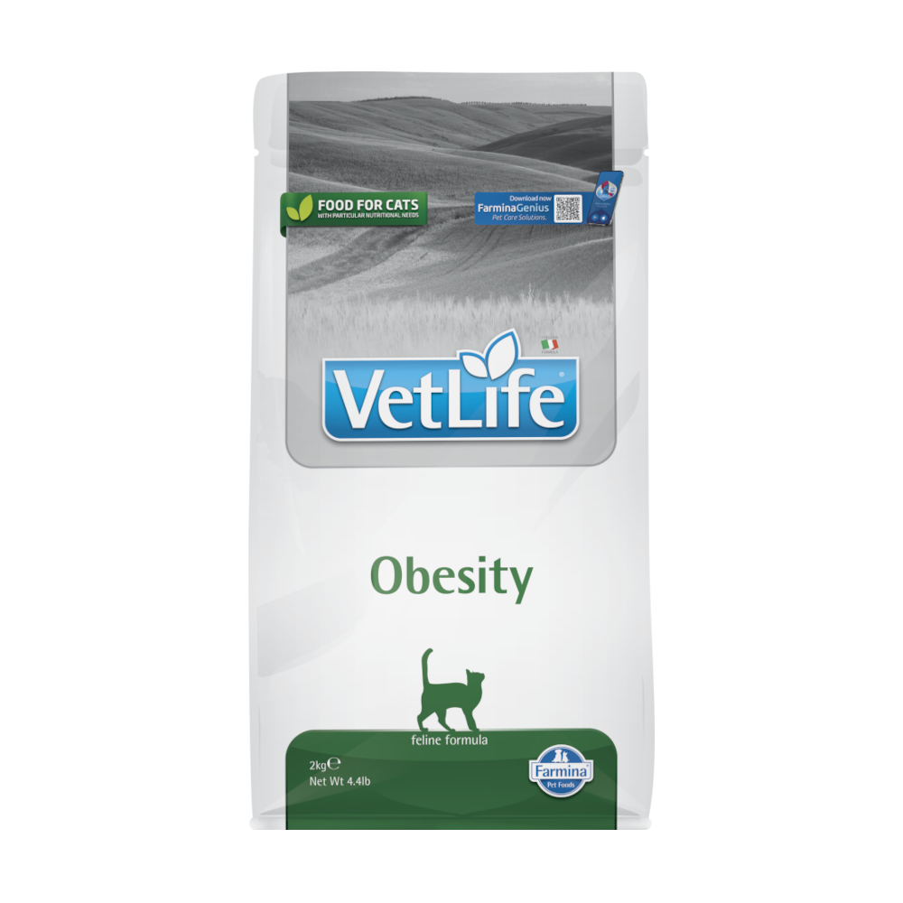 Farmina Vet Life Cat Obesity - Ekonomipack: 2 x 2 kg