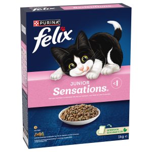 Felix Junior Sensations - Ekonomipack: 4 x 1 kg