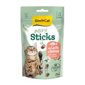 GimCat Mini Sticks - Lax med quinoa (50 g)