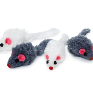 Kattleksak Möss 4p Flerfärgad