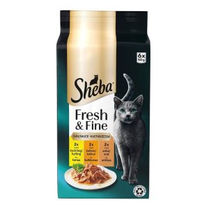 Sheba Fresh & Fine Poultry Våtfoder till Katt 6x50 g