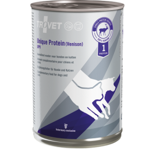Trovet Unique Protein UPV-hjort för katter och hundar 6 x 400 g