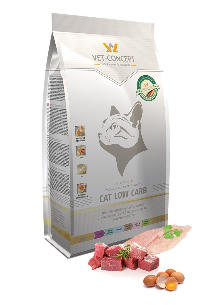 Vet Concept Cat Low Carb 1,5 kg för katter