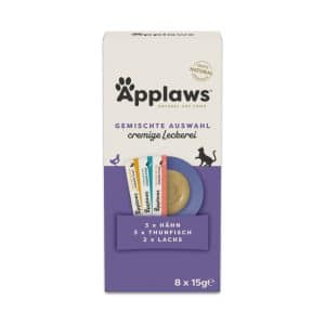 Applaws Creamy Treat 8 x 15 g - Mixpack (3 sorter)