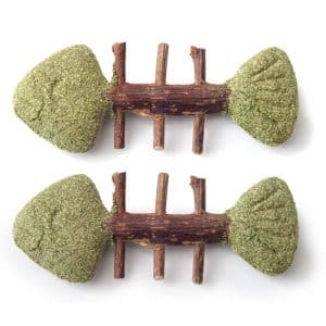 Aumüller fiskben för katter - Ekonomipack: 2 x 2 delar