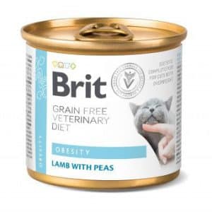Brit Obesity Lamb with Peas Katt 6 x 200 g