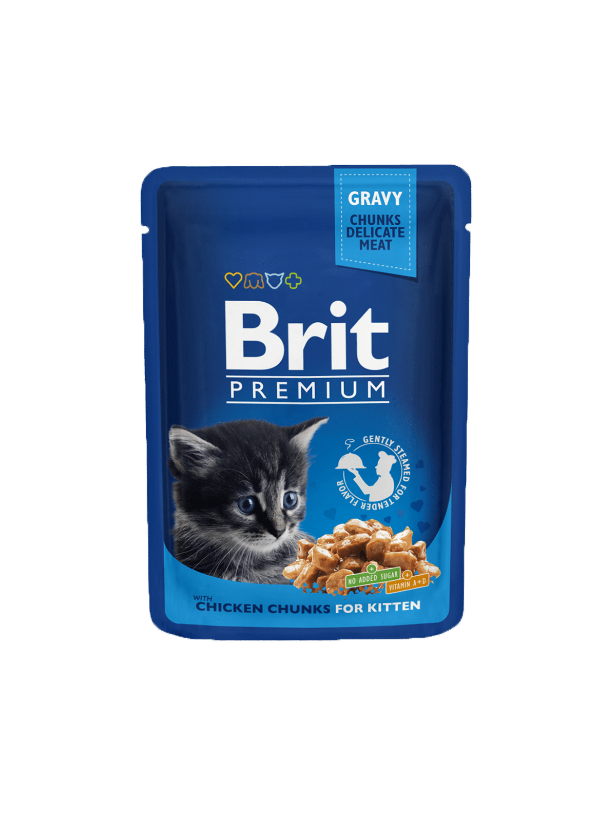 Brit Premium Cat Pouches Chicken Chunks Kattunge 24 x 100 g