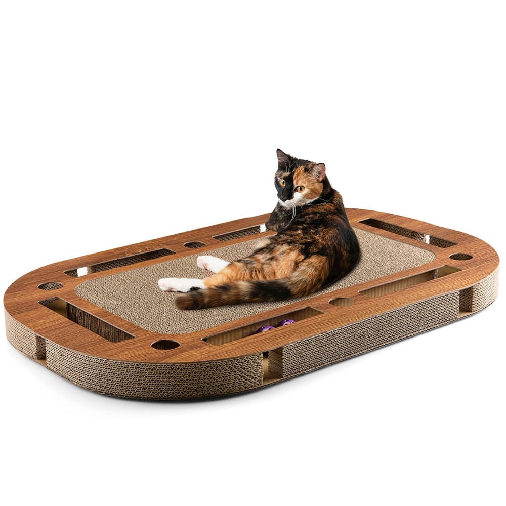 Canadian Cat Company PlayPlate XL Walnut - ca L 85 x B 54 x H 5,8 cm