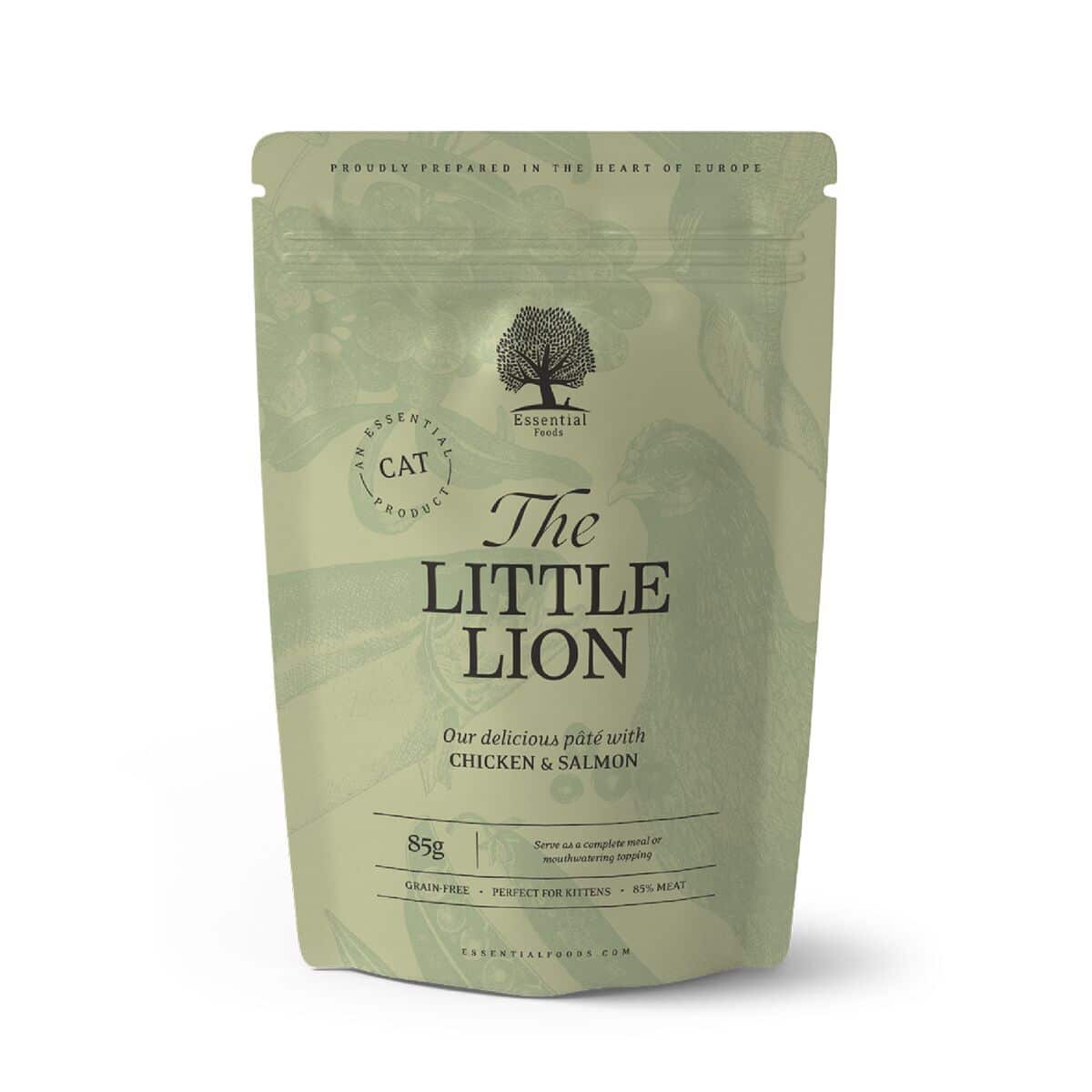 Essential Foods The Little Lion Paté Våtfoder till Kattunge 12x85 g