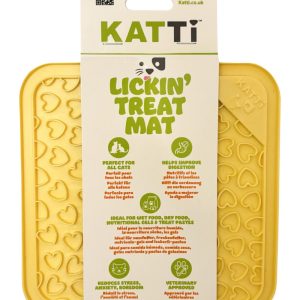 Katti fodermatta gula hjärtan