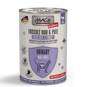 MAC's CAT Vetcare Urinary 6 x 400 g - Färskt nötkött & kalkon