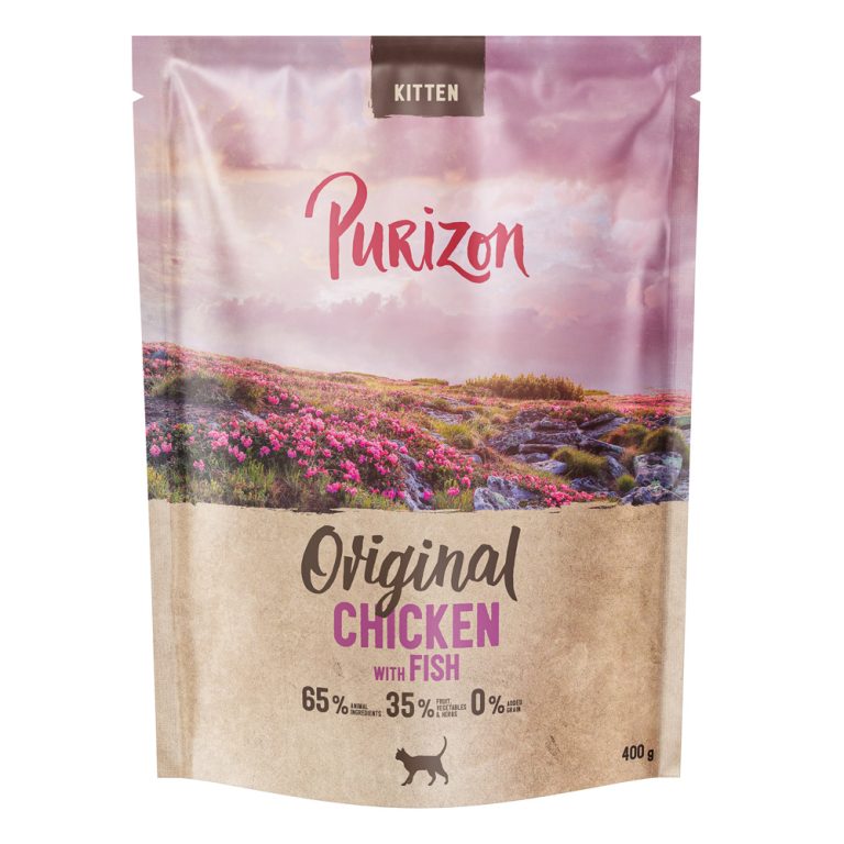 Köp Purizon Kitten Chicken & Fish - spannmålsfritt - NY 400 g - Kattly.se