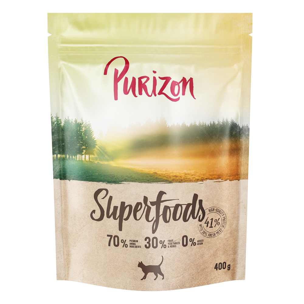 Purizon Superfoods Tasty Beef with Buffalo, Peas & Pomegranate - 400 g