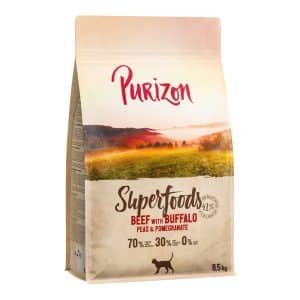 Purizon Superfoods Tasty Beef with Buffalo, Peas & Pomegranate - Ekonomipack: 2 x 6,5 kg