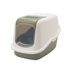 Savic Nestor Kattlåda med Tak Grön