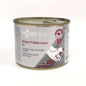 Trovet Unique Protein UPT kalkon för katter och hundar 6 x 200 g