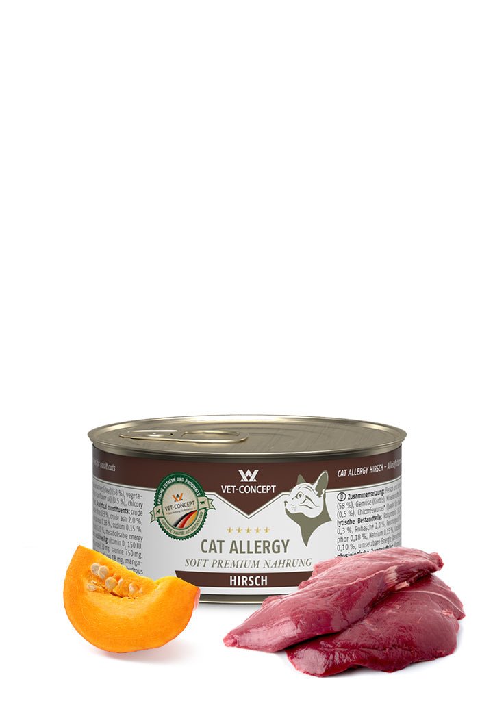 Vet Concept Cat Menu Allergy hjort 6 x 100 g för katter