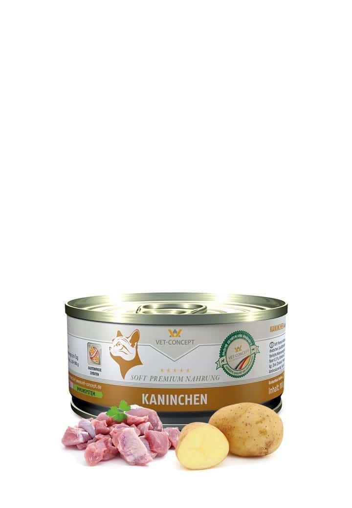 Vet Concept Cat Menu kanin 6 x 100 g för katter