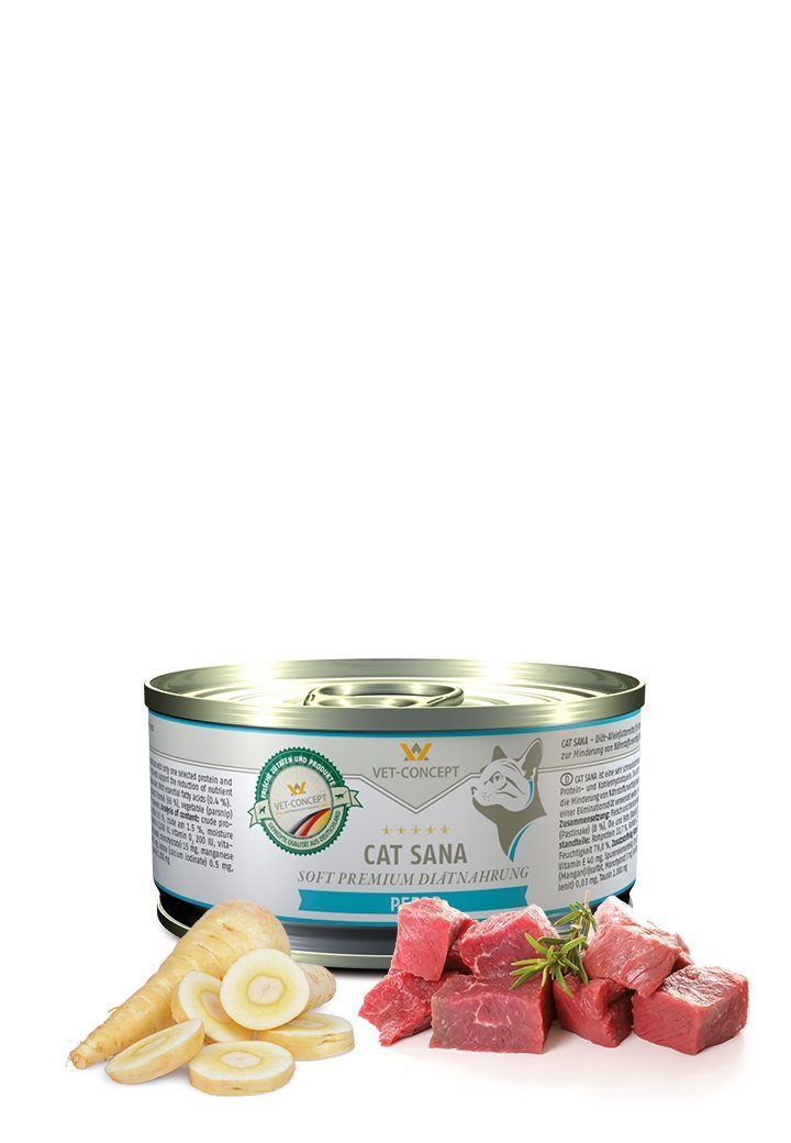 Vet Concept Cat Menu Sana häst 6 x 400 g för katter