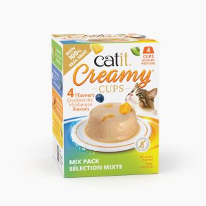 Catit Creamy Cups 4 x 25 g - Mix (4 sorter)