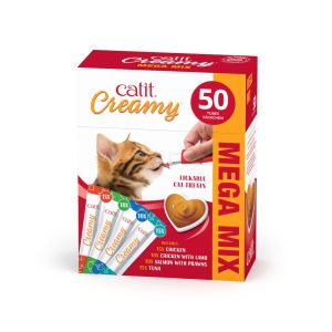 Catit Creamy mixpack 50 x 10 g - Mixpack (4 sorter)
