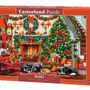 Julpussel Cozy fireplace, 500 bitar