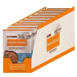 Megapack Nature's Variety Bites in Sauce 44 x 85 g - Med torsk