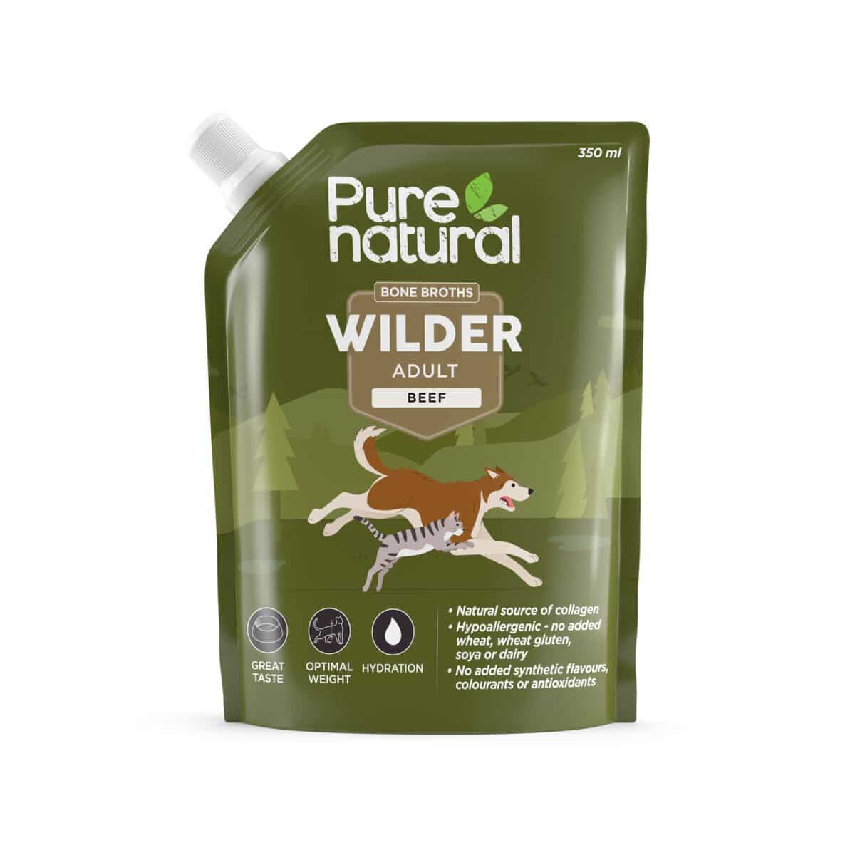 Purenatural Wilder Bone Broth Beef 350 ml