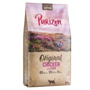 Purizon Kitten Chicken & Fish - spannmålsfritt - NY Ekonomipack: 2 x 6,5 kg