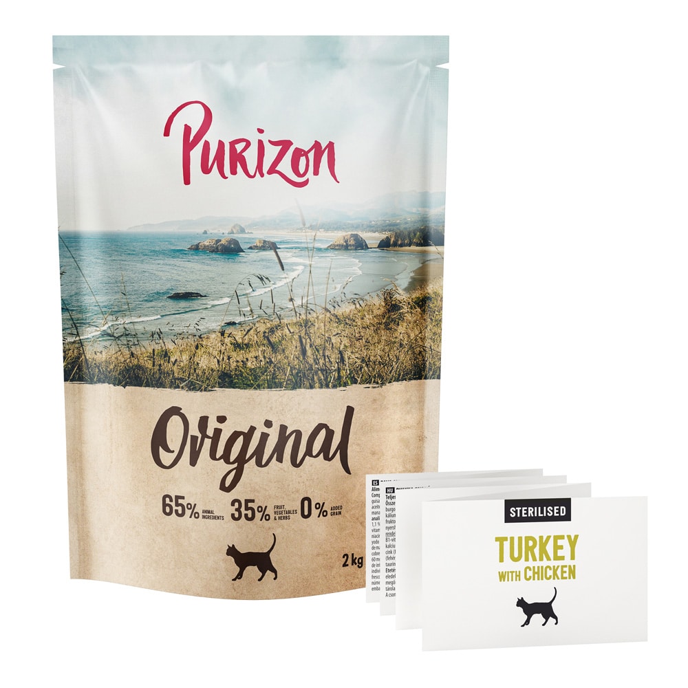 Purizon Sterilised Adult Turkey & Chicken - Grainfree - Nytt: 2 kg