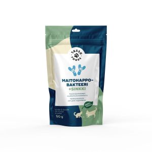 Tassu Foods mjölksyrabakterier + zink för hund och katt, 50 g