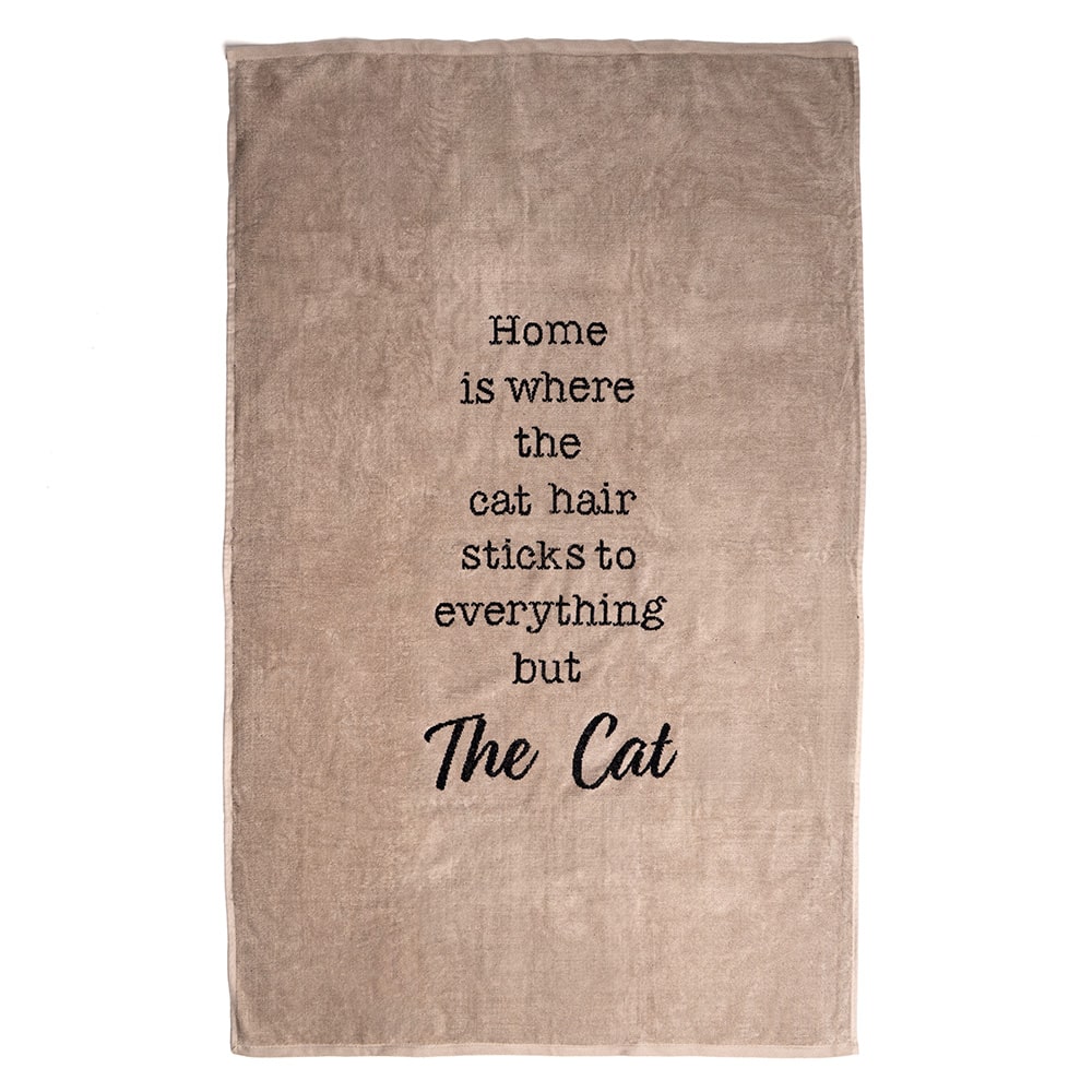 TIAKI "Home" badhandduk för katter - L 140 x B 90 cm