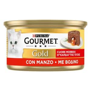 Ekonomipack: Gourmet Gold Melting Heart 48 x 85 g - Nötkött