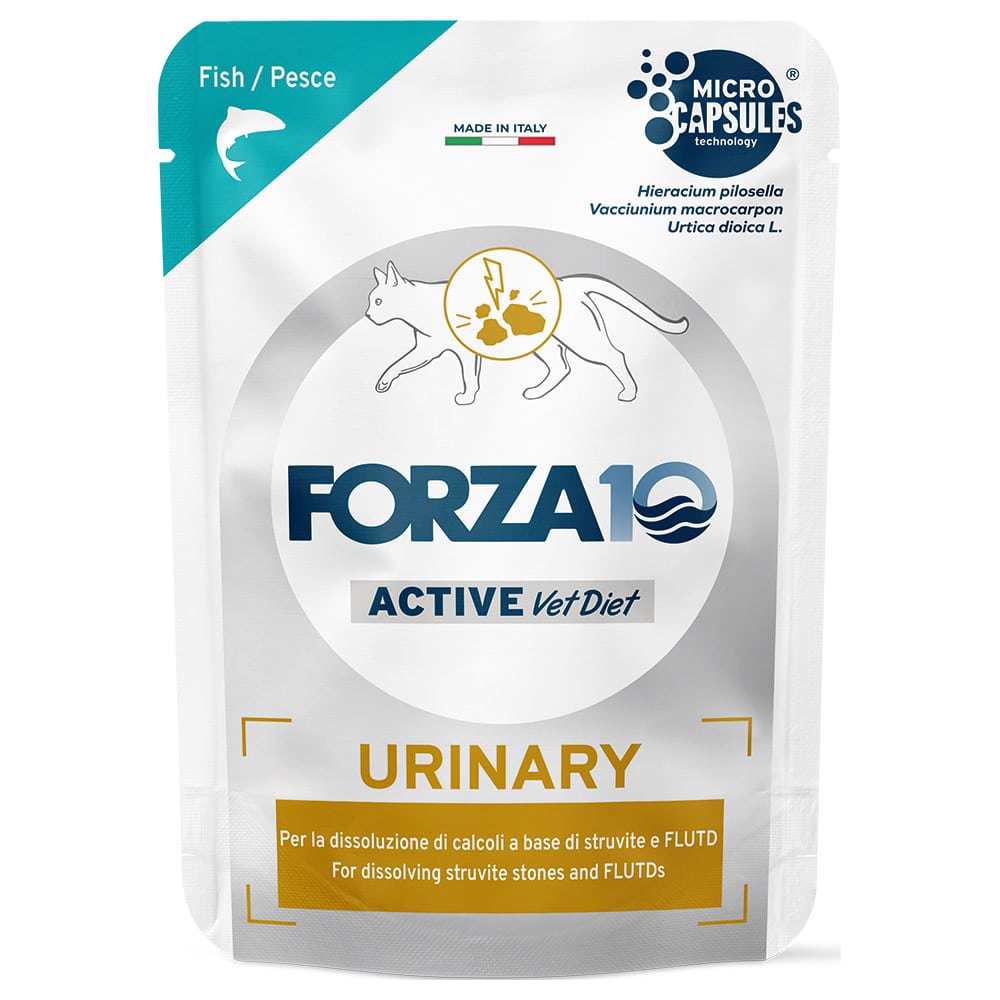 Forza 10 Urinary Active Vet Diet för katter 12 x 80 g - Fisk