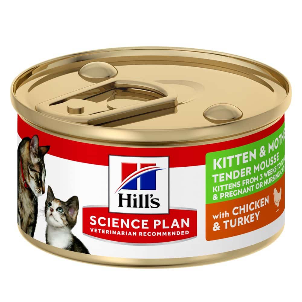 Hill's Science Plan Kitten & Mother Tender Mousse Chicken & Turkey - 24 x 85 g