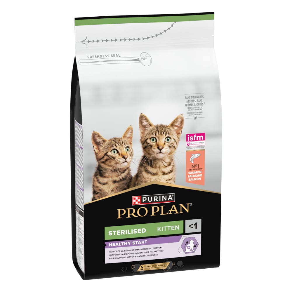 PURINA PRO PLAN Steriliserad Kitten Healthy Start Salmon - Ekonomipack: 4 x 1,5 kg