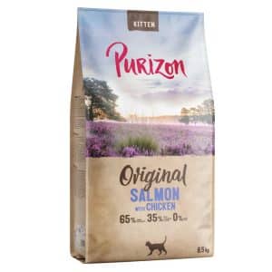 Purizon Kitten Salmon & Chicken - Grainfree - Nytt Ekonomipack: 2 x 6,5 kg