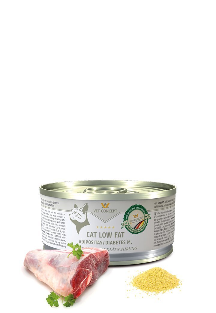 Vet Concept Cat Menu low fat 6 x 100 g för katter